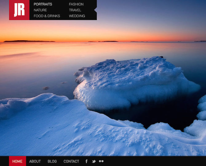 Web Sitesi HTML-CSS Tema JRPHOTOGRAPHY
