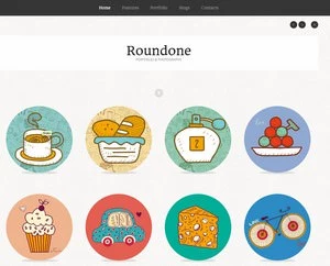 Web Sitesi HTML-CSS Tema ROUNDONE