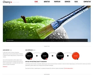 Web Sitesi HTML-CSS Tema CHERRY