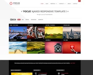 Web Sitesi HTML-CSS Tema FOCUS