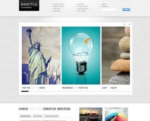 Web Sitesi HTML-CSS Tema INVICTUS