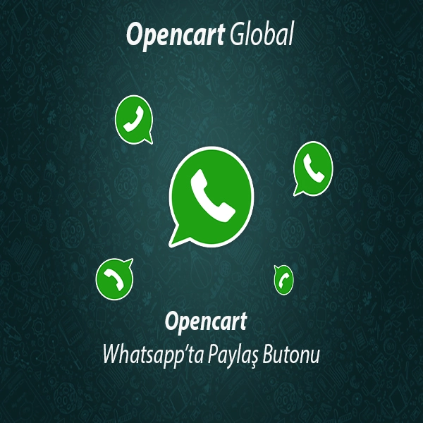 Opencart Whatsapp'ta Paylaş Butonu